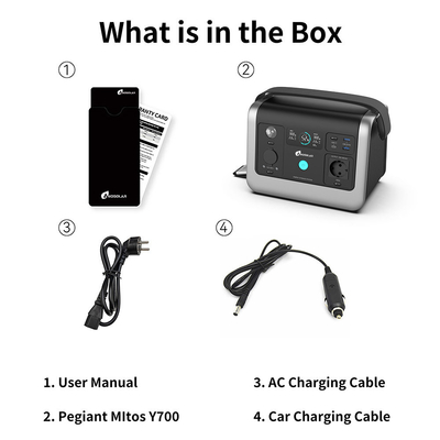 ポータブル発電所 500w 700w 1500w 2400W 屋外用太陽光発電システム