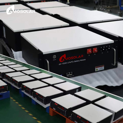 48V/51.2V 太陽光貯蔵用のアモソラーリチウムイオン電池 100ah 200ah 10kwh 20kwh