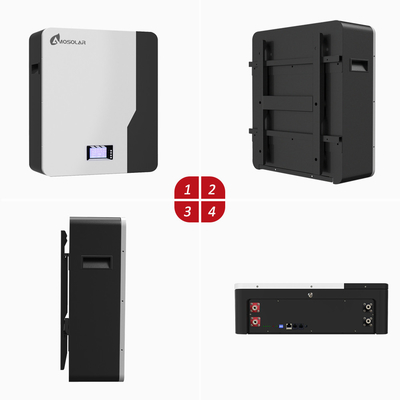 48v 100Ah 200Ah 5Kwh 10Kwh 20Kwh アモソラーから6000ディープサイクルを持つLiFePO4バッテリー