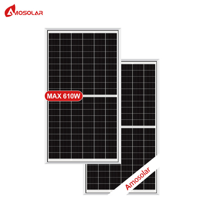アモソラー ハーフカット 210mm 580W 590W 600W 太陽光パネル CE/TUV/INMETRO/ISO 証明書