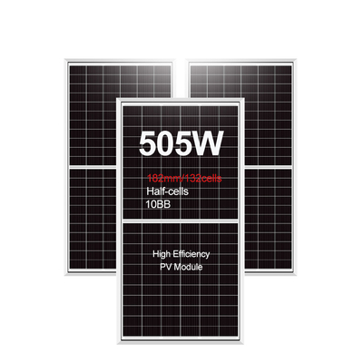 500W太陽光パネル 505W 495W 500W PVモジュール 21.25%の効率とCE承認