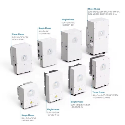 Deye 24v 48v 5kw 6kw 8kw 10kw サン-5k-sg03lp1-euとサン-8k-sg01lp1-eu ハイブリッドインバーター