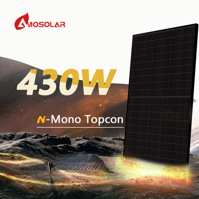 300mm / 300mmケーブル長さ フルブラック モノ N型 トップコン 太陽光パネル 565w 580w 144