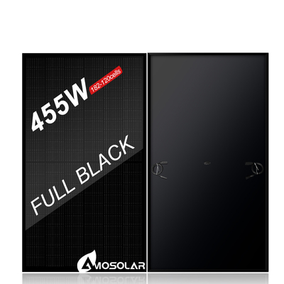 アモソラー 410w 420w 430w 550w 全黒N型太陽光パネル パネル効率21%