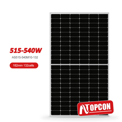 182mm モノソーラー PV モジュールは,家庭用電気 132 6*22 セル 太陽光発電システム