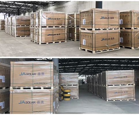 カナダ JAソーラー 550ww ハーフセル モノモジュール 560w 570w 580w 590w 高出力