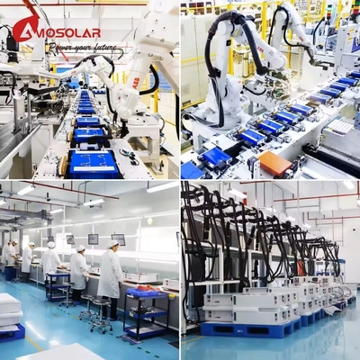 10 kW 51.2V 100-200 Ah リチウムイオン電池 BMS 保護付き壁掛け家庭用太陽電池 CAN