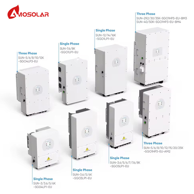 トリプル出力電圧 ソーラーインバーター 3.6kw 6kw 7.6kw 8kw 低電圧 Wifi ドングル
