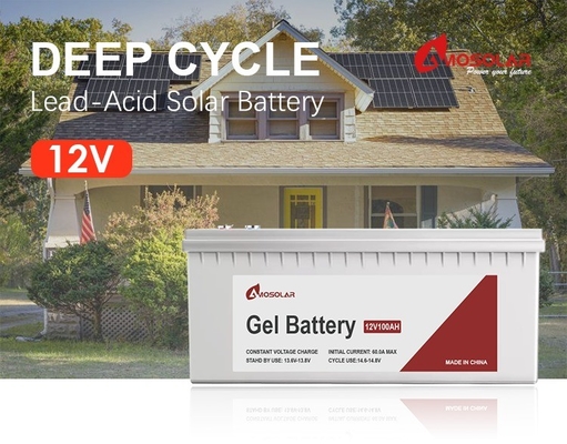 アモソラー 高容量 12V 24V 100Ah 200Ah 太陽光発電システム用鉛酸電池