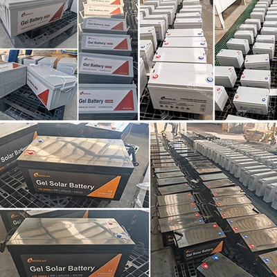 12V/24V/36V/48V アモソラー 鉛酸ジェル バッテリー 100ah 200ah オフグリッド太陽系用