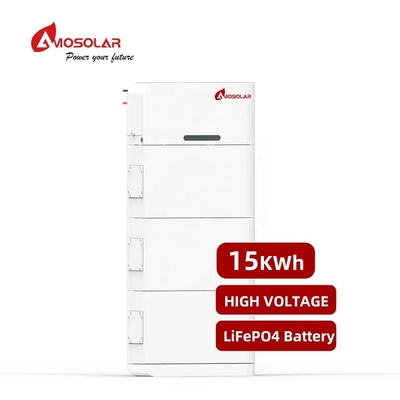 積み重ねられる太陽光貯蔵システム 10-20 kWh 出力範囲 アモソラーライフポ4バッテリー
