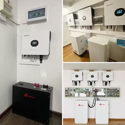 6kWのオフグリッドソーラーインバーターとスマートメーターを備えた完全な家庭用ソーラーソリューション