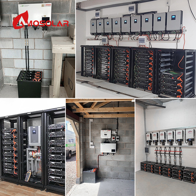 100Ah 200Ah ディープサイクル 5KW 10KW 48V 51.2V サーバーラック マウント ホーム 太陽光蓄電池