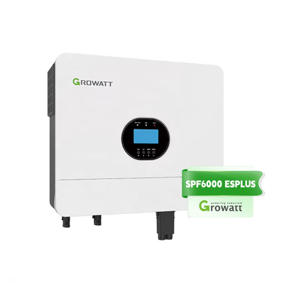 グロワット SPF 6000ESプラス 48Vオフグリッド 純正弦波太陽光インバーター 6KW 5KW シングルフェーズ