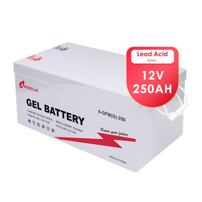 Amosolar EU ストック GEL 電気自動車用鉛酸電池 12V 100Ah 200Ah 250Ah 300Ah