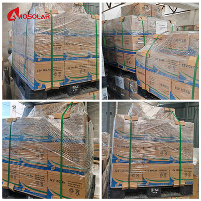 Amosolar EU ストック GEL 電気自動車用鉛酸電池 12V 100Ah 200Ah 250Ah 300Ah
