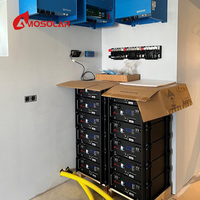 アモソラー 5KWH 10KWH 深サイクル 家庭用太陽光貯蔵用のサーバーラックマウント LFP容量