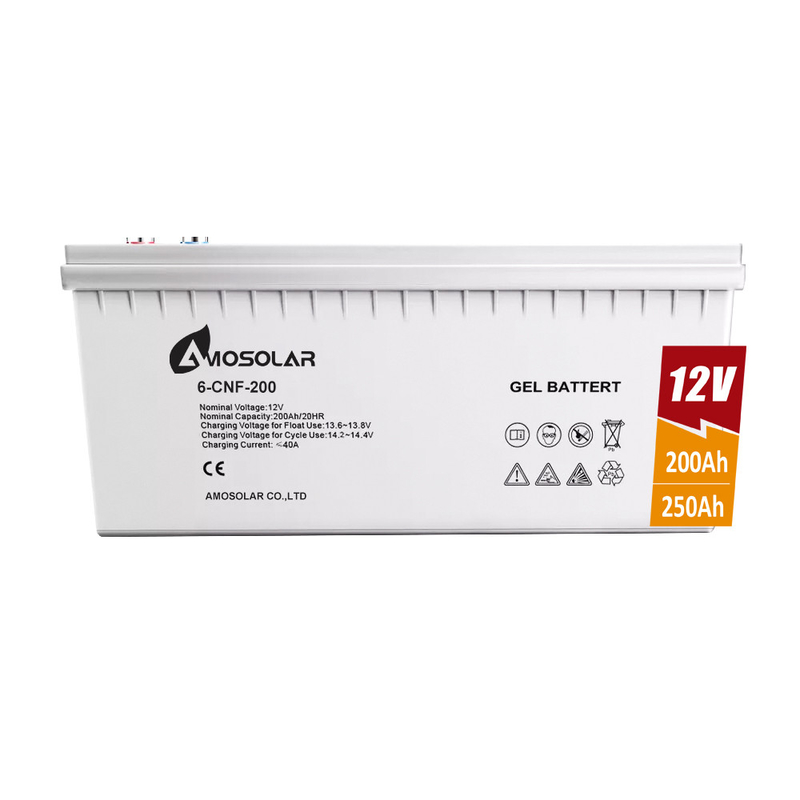 250ah 12v 密閉鉛酸電池 太陽光発電システムに耐久性があり信頼性があります