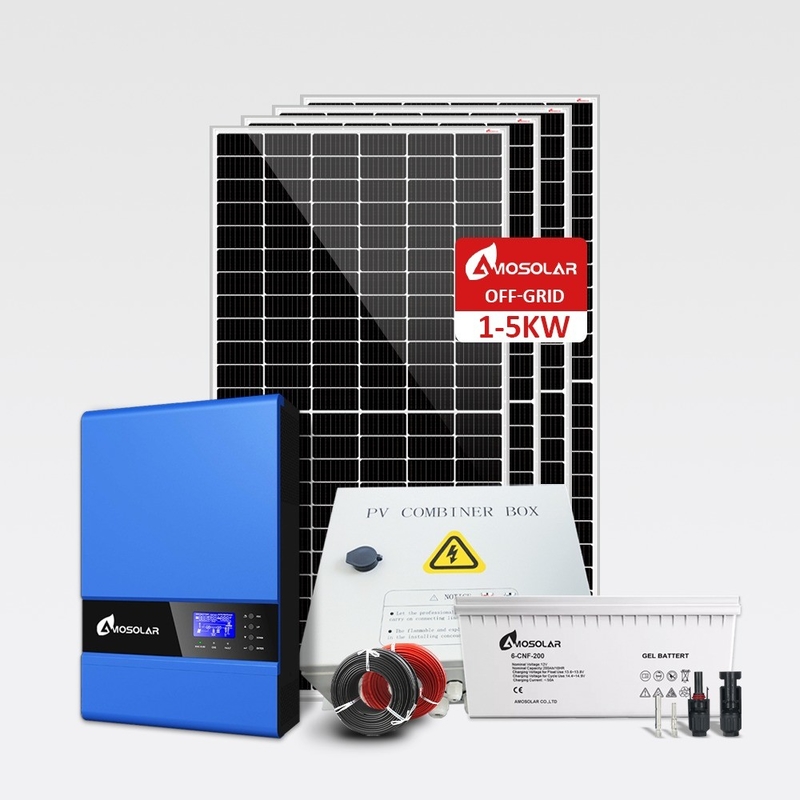 5000wオフグリッド太陽光発電システム 5kw 5000watt モノ太陽光パネル付き太陽光発電システム