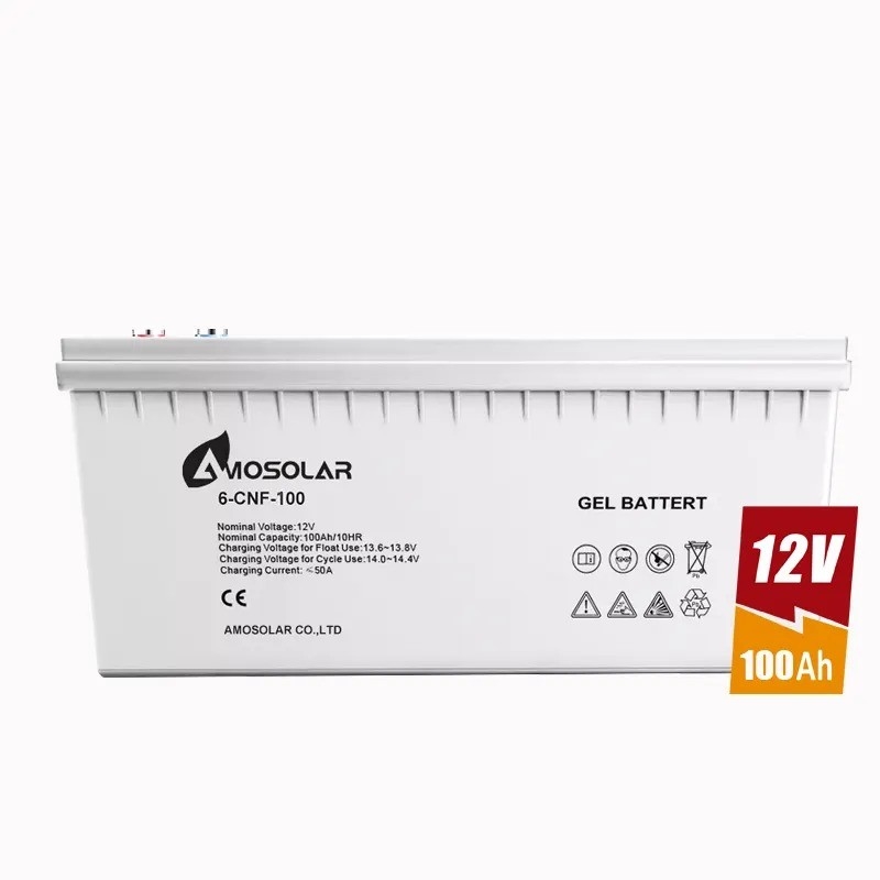 アモソラー 100Ah 200Ah 250Ah 300Ah ディープサイクルの太陽電池 GEL 12V 24v 100Ah シールジェル