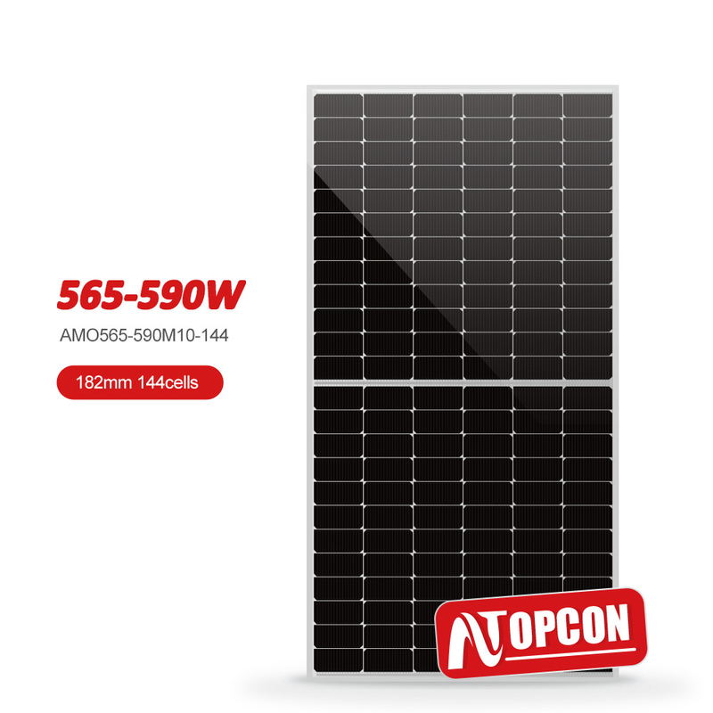 ホーム EU ストック N型 550w 560w 570w 580w 590w 22.83%効率のモノソーラーパネル