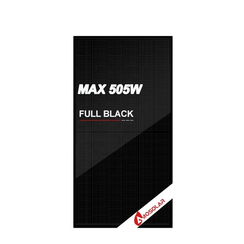 EUストック 400w 430w 450w 500w 550w 全黒色ソーラーパネル パネル効率21.3%