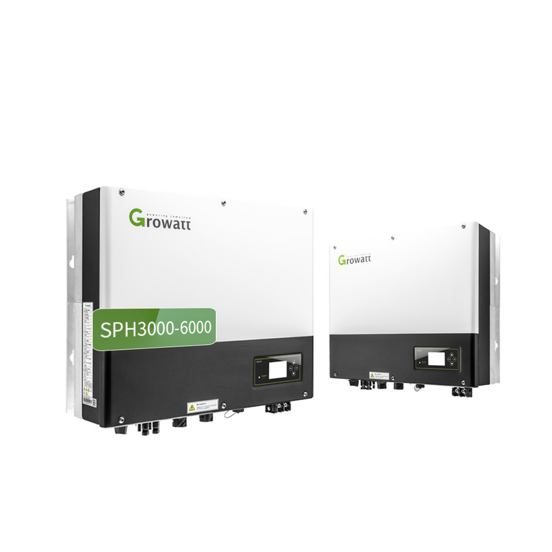 スポットストック グロワット 5.5KW ハイブリッドインバーター WIFI MPPTコントローラとリチウムバッテリー