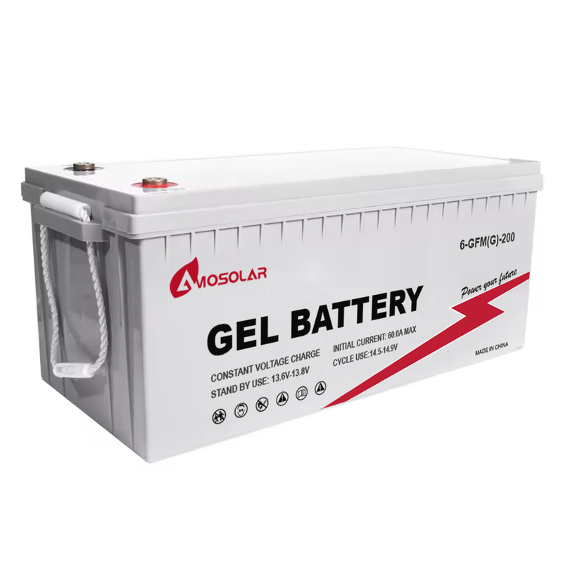 Amosolar EU ストック GEL 電気自動車用鉛酸電池 12V 100Ah 200Ah 250Ah 300Ah